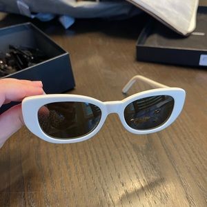 White ysl sunnies. Worn once.